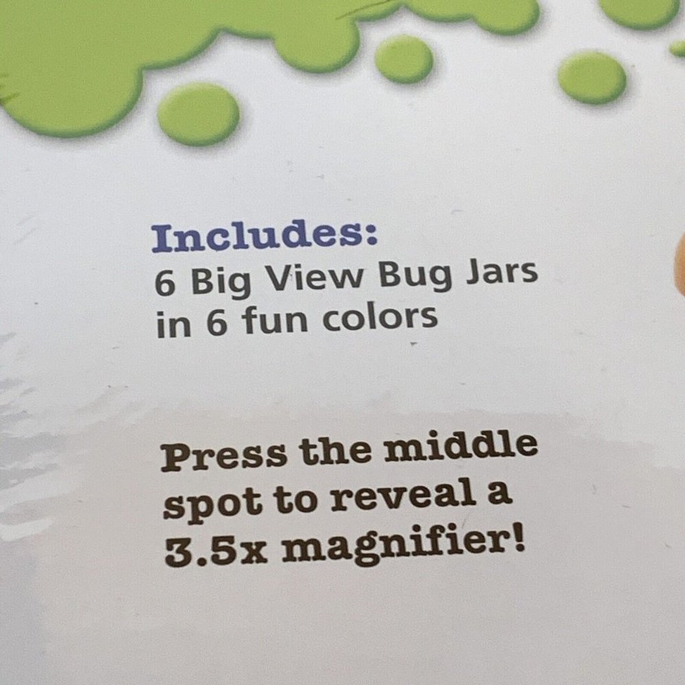 Learning Resources Big View Bug Insect Jars Set Skill Learn Set 6 NIB NEW - Picture 3 of 6
